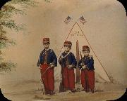 unknow artist Three Boys in Zouave Costume Germany oil painting artist